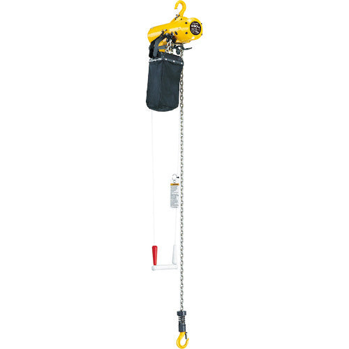 キトー エアホイスト 懸垂形(引きひも方式)標準揚程3m 定格荷重:0.49t(超高速タイプ)