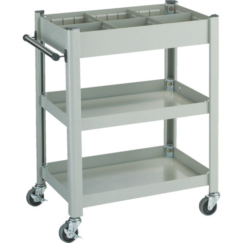 TRUSCO コンビネーションワゴン 643X427XH880 仕切板付