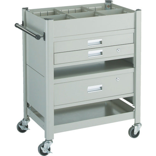 TRUSCO コンビネーションワゴン 643X427 引出・仕切板付