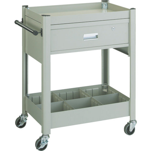 TRUSCO コンビネーションワゴン 643X427 1段引出・仕切板付