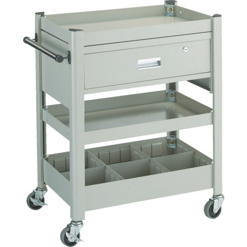 TRUSCO コンビネーションワゴン 643X427 引出・仕切板付