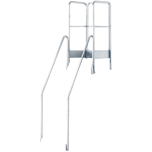 TRUSCO 踏み台TDAD用フルセット手すり 高さ900mm 本体高さ2.10m用