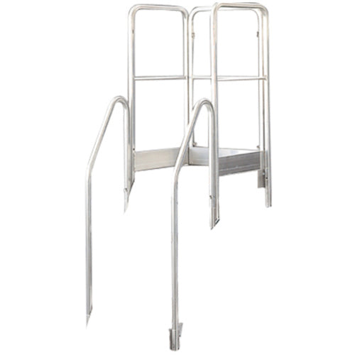 TRUSCO 踏み台TDAD用フルセット手すり 高さ900mm 本体高さ0.90m〜1.80m用