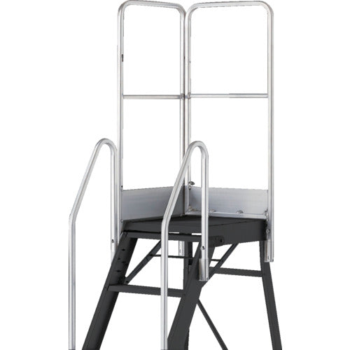 TRUSCO 踏み台TDAD用片側開口手すり 高さ1100mm