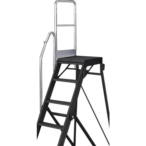 TRUSCO 踏み台TDAD用片側手すり 高さ1100mm