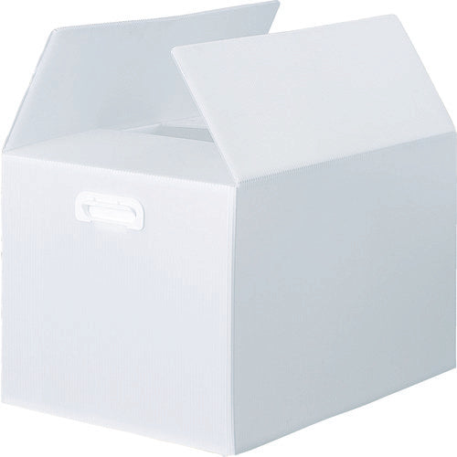 TRUSCO ダンボールプラスチックケース 5枚セット B3サイズ 取っ手穴なし 半透明