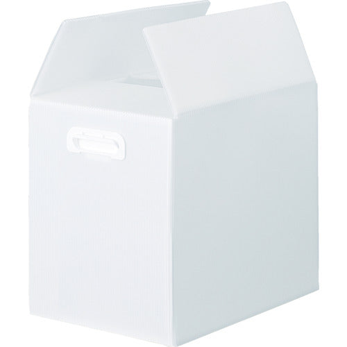 TRUSCO ダンボールプラスチックケース 5枚セット B4サイズ 取っ手穴なし 半透明