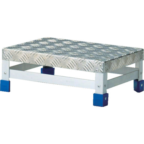 TRUSCO ステップ アルミ製・縞板タイプ 600X400XH150