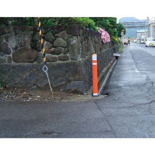 積水 生活道路用安全区分標 セイフティポスト ブラウン H800mm