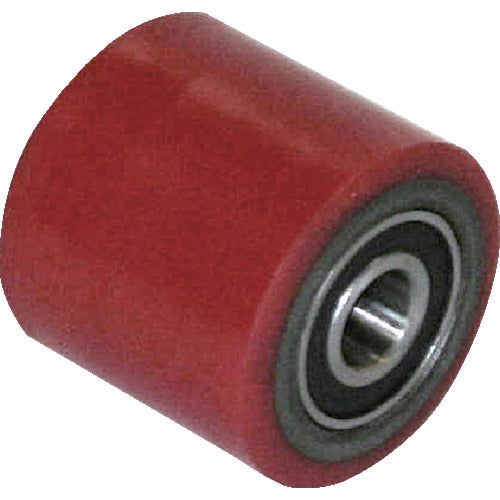 TRUSCO THP20ーSCD用ロードローラーアッセンブリーφ70×70 ベアリング入りウレタンキャスター