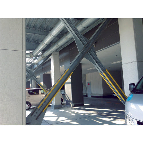 TRUSCO H鋼ショックレスガードS 1m グレー