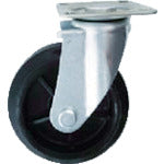 TRUSCO カゴ車 省音ハイテナー用 自在キャスター φ150ゴム車