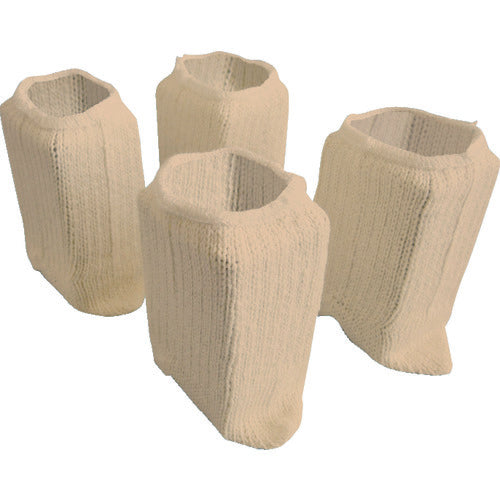 TRUSCO 脚立用脚カバー 滑り止め付 4個入り