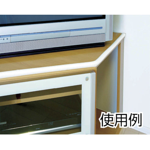 TRUSCO 角あて緩衝材 ライトグレー 20mmX3m