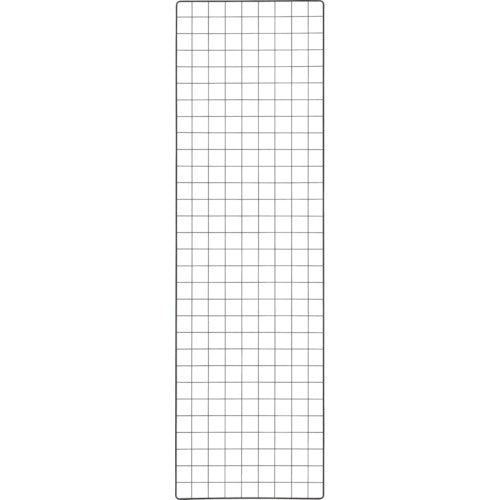 TRUSCO 棚用ディスプレイネット 金具付 450X1500 黒