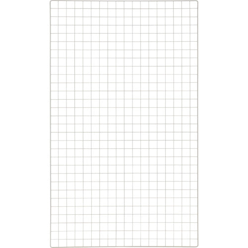 TRUSCO 棚用ディスプレイネット 金具付 900X1500 ネオグレー