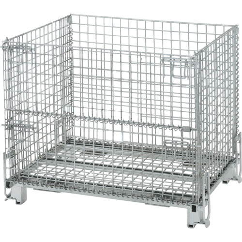 TRUSCO ネットパレット段積金具付 1200x1000x890mm 網ピッチ:25×25mm