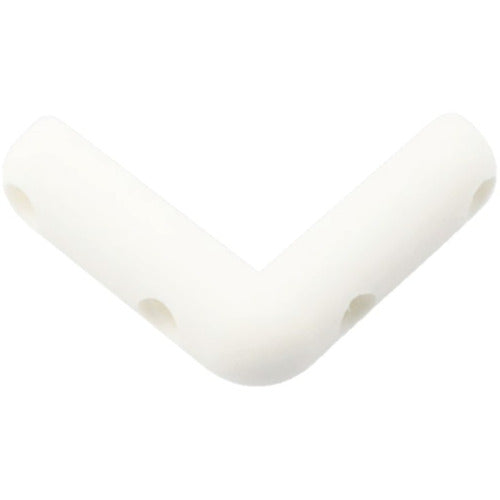 SUGICO L型コーナーゴム 甲丸型 (白) TO-203NWC