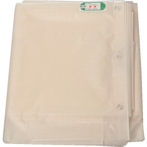 萩原 ターピー 透光防炎シート 半透明 3.6m×5.4m