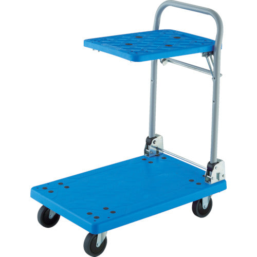 TRUSCO 樹脂台車 グランカート サイレント バリュータイプ 折りたたみ式簡易2檀