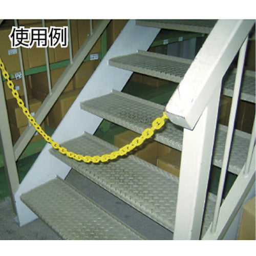 TRUSCO プラチェーン 6MMX30M イエロー