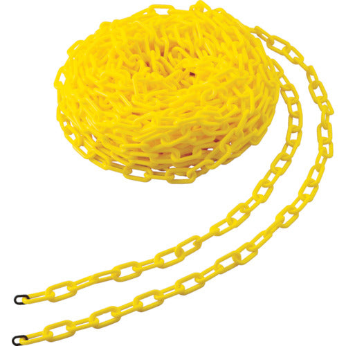 TRUSCO プラチェーン 8MMX30M 黄