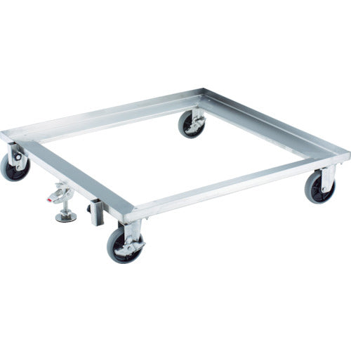 TRUSCO オールステンパレットカー 1120×1120mm ストッパー付