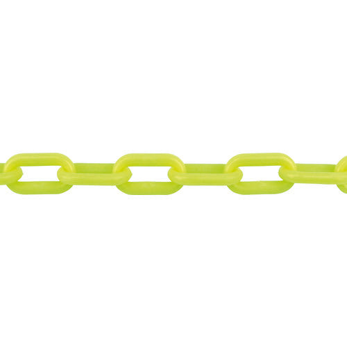TRUSCO プラチェーン 蛍光イエロー 6MMX2M