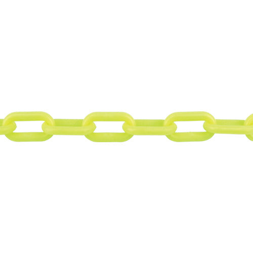TRUSCO プラチェーン 蛍光イエロー 8MMX6M