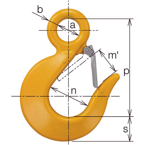 キトー チェンスリング 金具部材(アイタイプ) スリングフックHTL