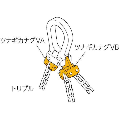 キトー チェンスリング 金具部材(ピンタイプ) ツナギ金具VA