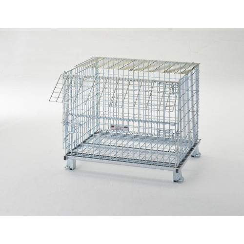 TRUSCO ネットパレット 1000x800x850mm 1000kg 2枚フタ付