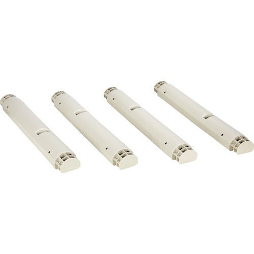 TRUSCO プラ棚用 脚のみ4本セット 高さ515mm用 ネオグレー
