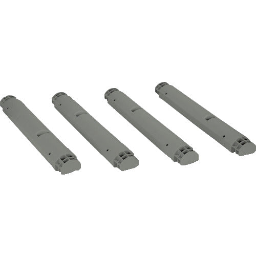 TRUSCO プラ棚用 脚のみ4本セット 高さ515mm用 アーセナルグレー