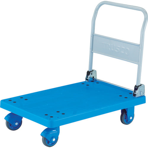 TRUSCO 樹脂台車 グランカート サイレント 折りたたみ 900x605