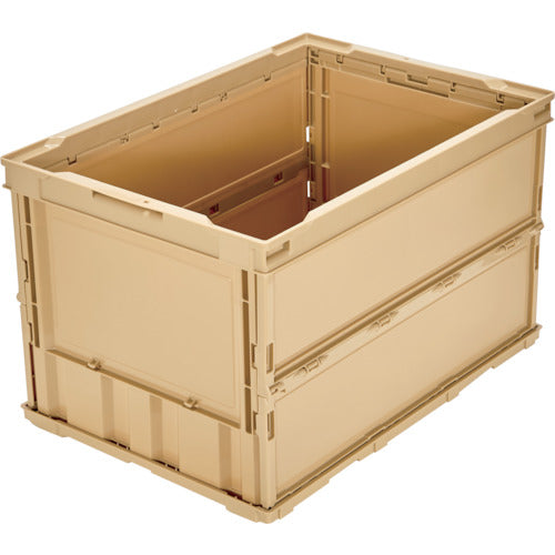 TRUSCO オリコン 薄型折りたたみコンテナ 50L LS色