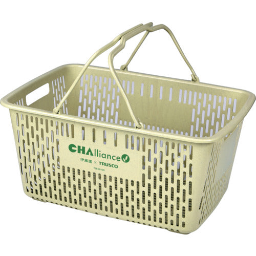 TRUSCO CHAlliance 茶がら入り 買い物かご 30L