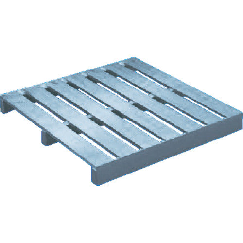 TRUSCO アルミパレット 単面二方差型 1100X1100X120