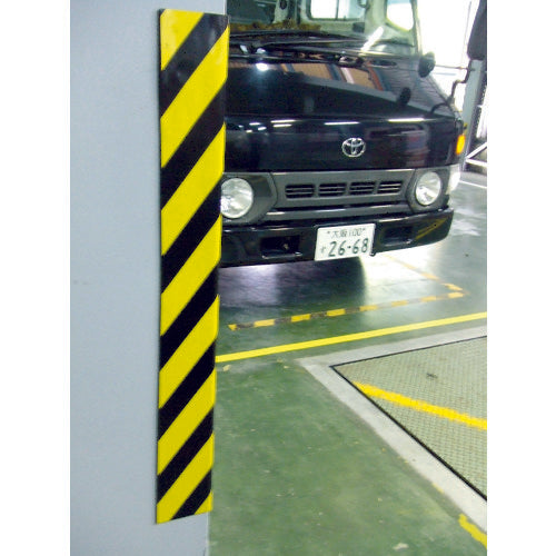 TRUSCO セーフティクッション 幅200mmX長さ1m イエローブラック