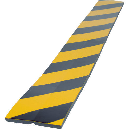 TRUSCO セーフティクッション コーナー用 幅100 長さ910 黄黒