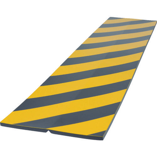 TRUSCO セーフティクッション コーナー用 幅200 長さ910 黄黒