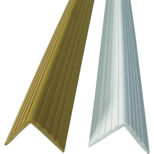 TRUSCO 軟質塩ビコーナーガード 幅50mmX長さ1.5m ライトブラウン