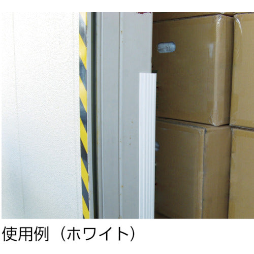 TRUSCO 軟質塩ビコーナーガード 幅50mmX長さ1.5m ホワイト