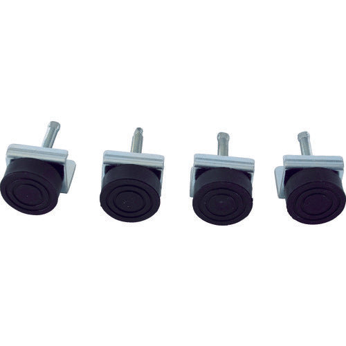 TRUSCO アルミ作業用踏台アジャスター 4個1セット