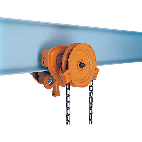 KITO ユニバーサルギヤードトロリ TSG形 定格荷重1t ハンドチェーン二つ折長さ2.5m