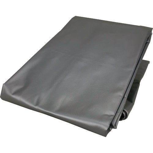 ユタカメイク トラックシートターポリンS 1.77×1.77m(シルバー/オレンジ)