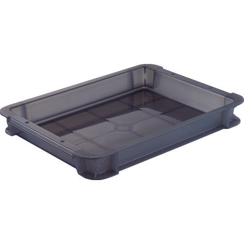 TRUSCO スケルトンカラーコンテナ 3L 黒