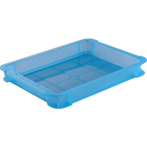 TRUSCO スケルトンカラーコンテナ 3L 青