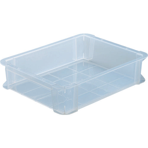 TRUSCO スケルトンカラーコンテナ 6L 透明