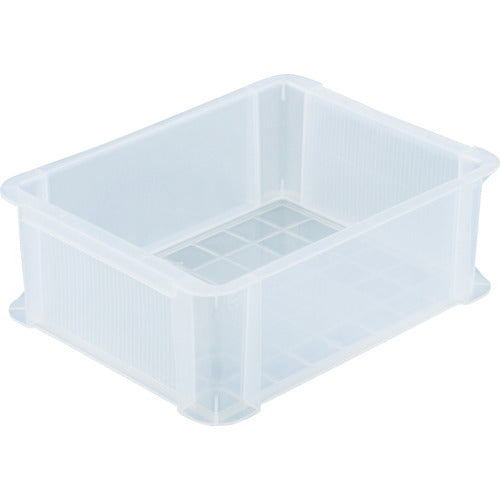 TRUSCO スケルトンカラーコンテナ スケルコン 9L 透明